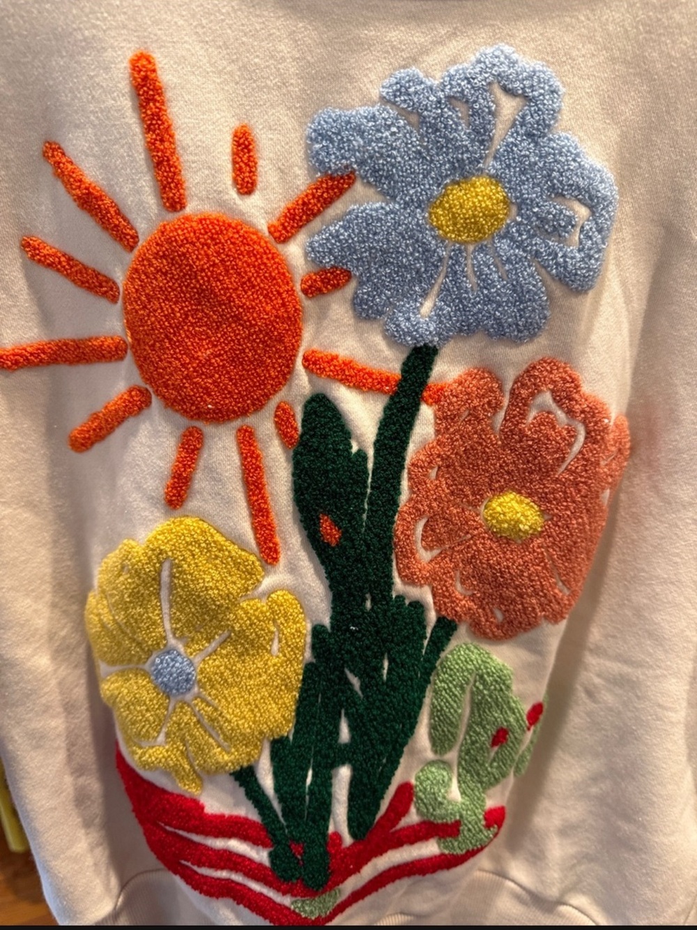 Anthropologie Niki Bubble Embroidered Pullover by Pilcro Size M - Picture 7 of 7